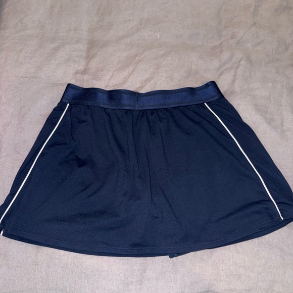 Nike Blue and White Mini Tennis Skirt - Picture 2 of 3